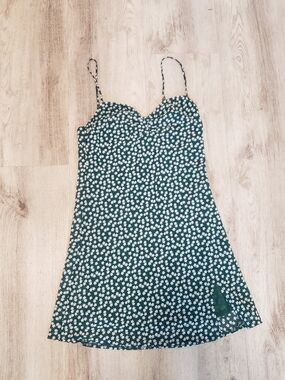 Princess Polly Emerald Green Floral Slip Dress